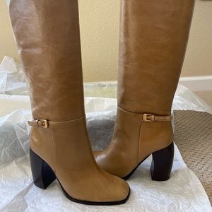 NWT TORY BURCH Knee High Leather “Banana Boots”